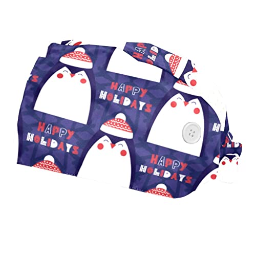 Chapeaux de travail pingouins JDEZ lot de 2 casquettes bouffantes
