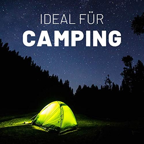 ABSINA kleine LED Taschenlampe batteriebetrieben 2er Pack - Mini Taschenlampe Kinder mit 60 Lumen & 110m Leuchtweite - Kinder Taschenlampe für Jungen & Mädchen stufenlos fokussierbar inkl. Batterie