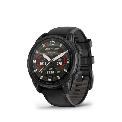 Image of Garmin tactix 8 47mm, AMOLED Display, Premium Tactical GPS Smartwatch, Includes Applied Ballistics Ultralight Solver, Renewed