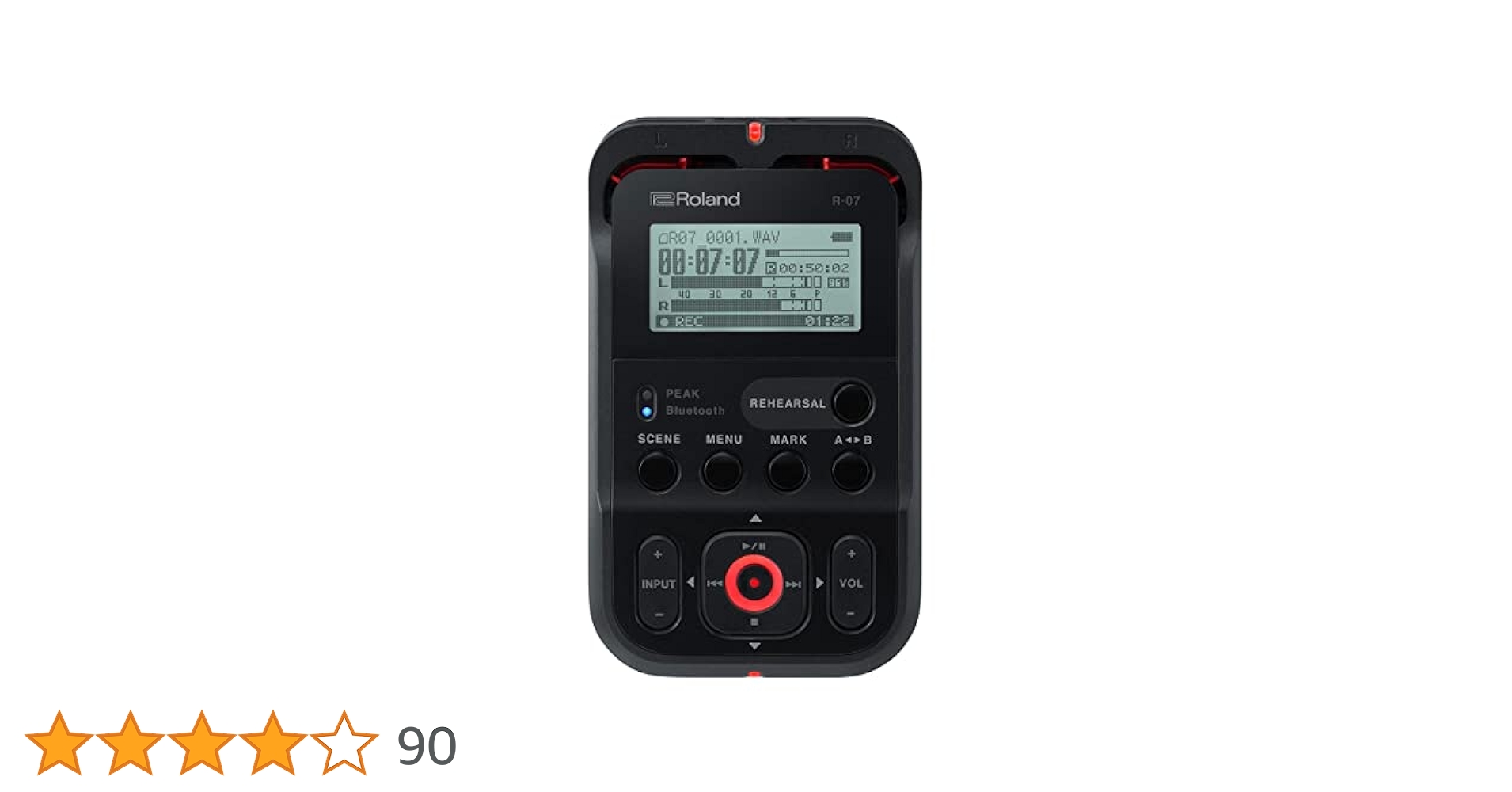 配信機器・PA機器・レコーディング機器 Roland R-07 Amazon | Roland R-07-BK, High-Resolution Audio Recorder