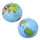 2 Stück aufblasbare Globen, Schulgloben, Weltkarten-Tools, Zubehör für Geographie-Lerntools, Weltballon-Globen