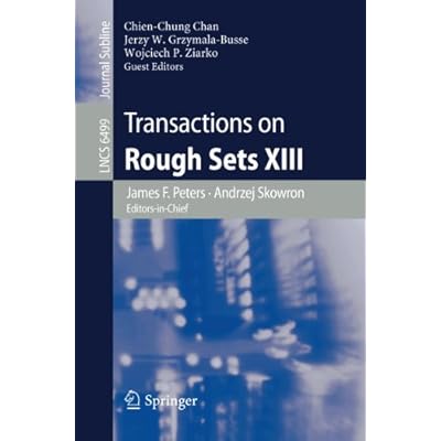 Transactions on Rough Sets XIII