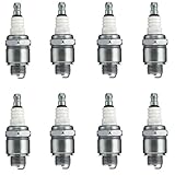 8 Pack Replacement 456 Spark Plug for Bosch 7803 W8E W9EC0 for Champion 845 856 J17LM J19LM RJ17LM f