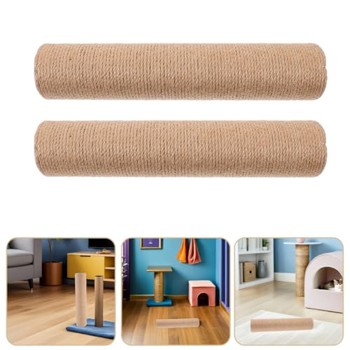 Arbre à chat rechange sisal 30 cm haut lot de 2 tubes robustes