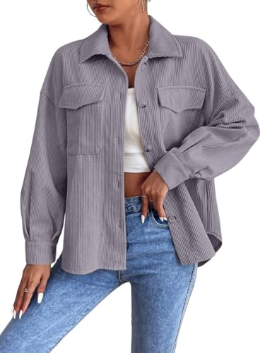 Image of GRECIILOOKS Women Poly Lycra Standard Length Oversized Jacket Korean Style Casual Outerwear | Streetwear Party Jacket with Trendy Loose Fit Casual Shirt
