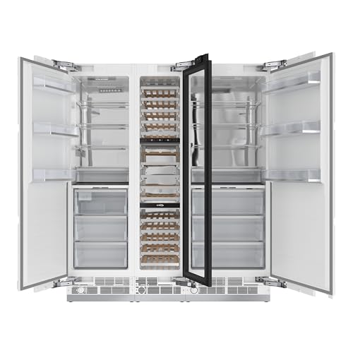 Image of KoolMore Reserve Panel Ready Column 30 in. Refrigerator, 18 in. Wine Cooler and 24 in. Freezer Combo, Frost Free, Water and Ice Dispenser, ETL Listed, Energy Star
