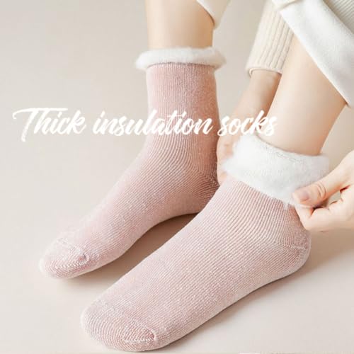 Autumn and Winter Thick Socks with Plush and Thickened Women's Warm and Thick Coral Velvet Socks4