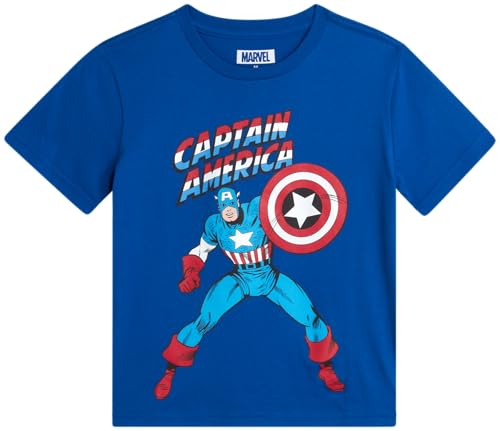 Marvel Boys Shirts Spiderman Avengers Hulk Iron Man Graphic Tees for Boys - image 6