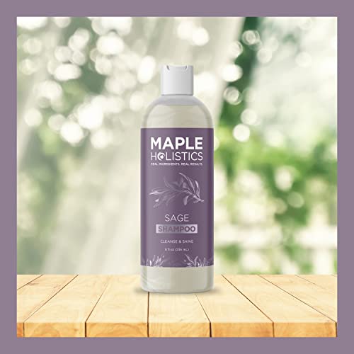 Sage And Rosemary Shampoo Sulfate Free - Sage Oil Clarifying Shampoo For Build Up And Scalp Moisturizer - Oily Hair Shampoo For Greasy Hair And Dry Scalp Treatment With Essential Oils For Hair #TOP5