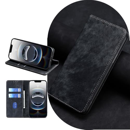 AiMaoo iPhone 16e Ή P[X ho ϏՌ h~ y  PUU[ J[h[ RFIDCh~ }Olbg X^h@\ P[X 蒠^ iPhone 16e p (ubN)