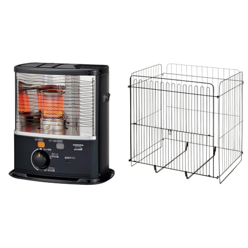 �y�Z�b�g�i�z CORONA (�R���i) �Ζ��X�g�[�u �y���{���Y�z �ؑ�6�� / �R���N���[�g8�� RX-22YA(HD) + �R�P �X�g�[�u�K�[�h ��65cm 4�ʎ� RNG65BKBR