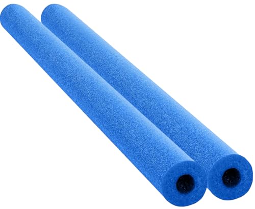 Chochkees Floating Pool Noodles Foam Tube 2-Pack, Thick Hollow Noodles for Floating in The Swimming Pool, 52