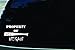 6.25" X 4" Property of Negan Vinyl DIE CUT Decal for Your Car, Truck, Laptop, Window