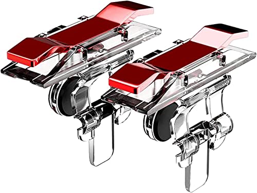 2 gatillos para juegos E9, portátiles, multifuncionales, estables, para juegos móviles, disparos, ayuda de juego rojo, normal