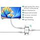 SAT/BK Splitter, 5-2400 MHz 2-Fach Splitter (2-Wege) Satelliten-Verteiler für TV & Radio, HDTV/UHD 4K, DVB-S/S2, DVB-T/T2, DVB-C/C2, SAT Splitter 2 Ausgänge