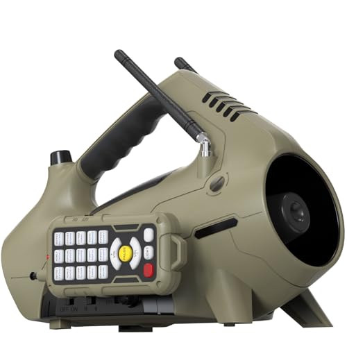 Electronic Coyote Call, Predator Caller for Hunting, 400YD Remote Control, 30 Realistic Sounds, Play...