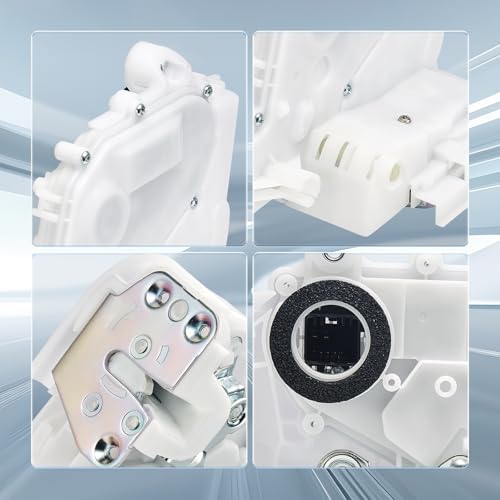 Image of 72150SWAA01 Front Left Driver Side Power Door Latch Compatible with Honda 2007-2011 CR-V, Door Lock Actuator w /Latch Assembly
