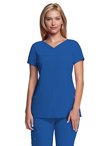 Grey's Anatomy Women's Signature Two Pocket Soft V-Neck Scrub Top