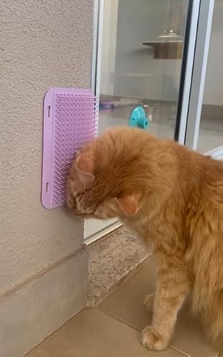 Pet Games Escova De Auto Massagem E Escovação Para Gatos - Cat Escova Gelo