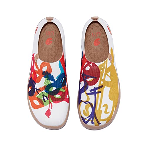 Image of UIN Women's Art Travel Shoes Slip On Casual Cozy Loafers Lightweight Comfort Fashion Sneaker Toledo Ⅰ