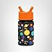 Simple Modern Kids Water Bottle Plastic BPA-Free Tritan Cup with Leak Proof Straw Lid | Reusable and Durable for Toddlers, Boys | Summit Collection | 12oz, Solar System