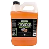 GreenIVe Flax Seed Oil 100% Pure Cold Pressed High Omegas Exclusively on Amazon (128 Fl Oz (1 Gallon))