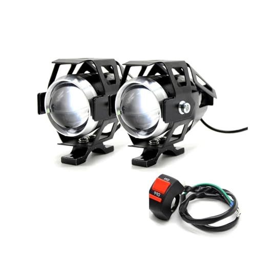 Phare LED moto 12V noir anti-brouillard pour sécuriser les trajets en Honda NC750X