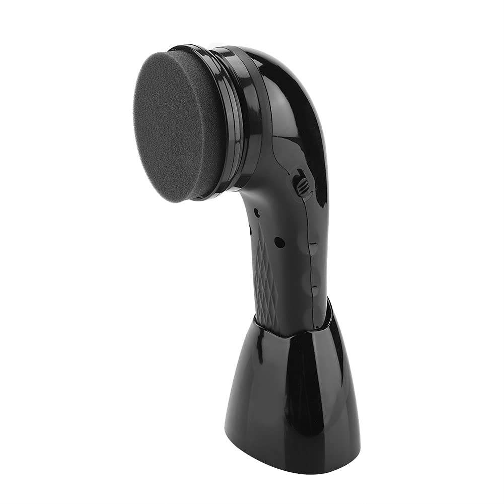 Smalto elettrico Spazzola per scarpe ricaricabile USB Spazzole per la pulizia portatile con 6 spazzole per scarpe in pelle Borse per scarpe in pelle Manutenzione del seggiolino auto per