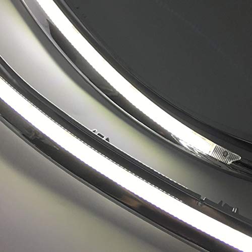 LED DRL para cejas, luz diurna, amarillo dinámico para 2014-2018