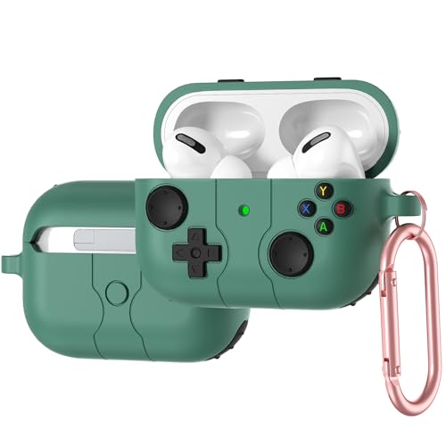 Coque AirPods 4 vert en silicone pour sport et déplacements