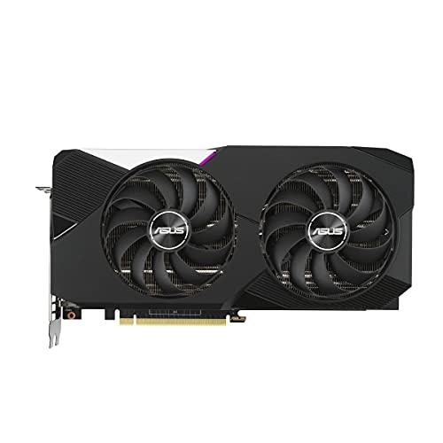 ASUS Dual Nvidia GeForce RTX 3070 V2 8GB OC Edition Gaming Grafikkarte (Lite Hash Rate (LHR), GDDR6 Speicher, PCIe 4.0, 2x HDMI 2.1, 3x DisplayPort 1.4a, DUAL-RTX3070-O8G-V2)