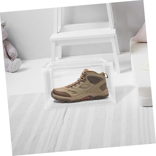 Boîte à chaussures acrylique transparent et empilable pour baskets