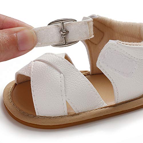 Image of RVROVIC Baby Boys Girls Sandals Premium Soft Anti-Slip Rubber Sole Infant Summer Outdoor Shoes Toddler First Walkers