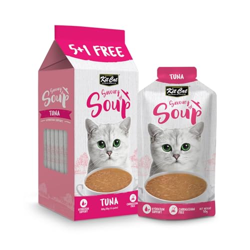Kit Cat Savoury Soup Tuna Flavor For Cats 300g (6x50g)