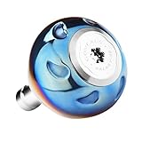 ゴメクサス T41 リールハンドルノブ チタン製 ダイワ (Daiwa) タイプ S シマノ (Shimano) タイプ A ツインパワー レガリス ヴァンキッシュ ハンドル 交換用 41mm ノブ スピニングリールとベイトリール対応 青物 海釣り パワーゲーム