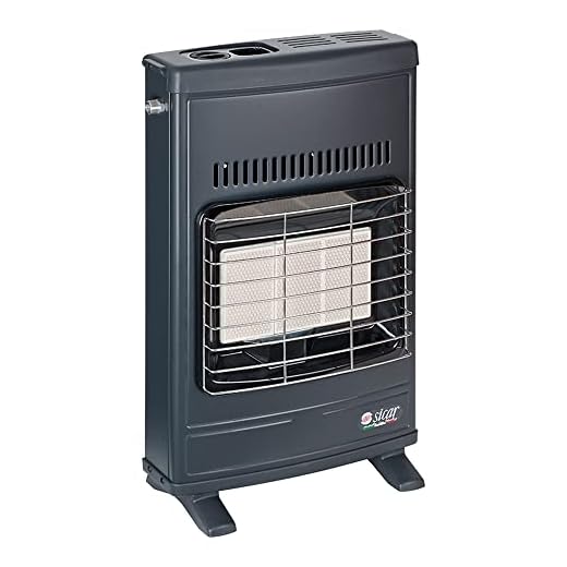 Sicar Eco 42T Stufa, 4200 W, Lamiera, Grigio