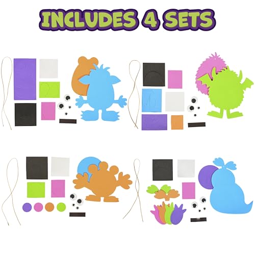 Ready 2 Learn CE10251 Create Your Own Halloween Monsters - Set Of 4 - Diy Halloween Craft thumb #2