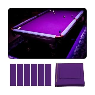 ZNQNDSR tapis de billard feutre, 9 pieds, nappe et bandes