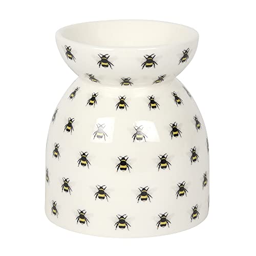 Image of All Over Bee Print Oil Burner, for valentines, present for girlfriend or home decor accessories.