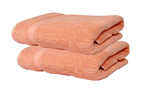 Image of Space Fly Cotton Towels for Bath | 600 GSM Bath Towel | Luxury Towels for Bath | Sports Towel for Men | Towel for Bath Women | Gym Towels for Men Sweat | Face Towel (Orange)