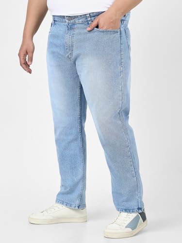 Image of Urbano Plus Men's Straight Fit Mid Rise Jeans