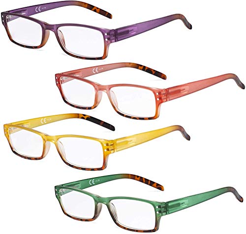 Image of Eyekepper Ladies Reading Glasses - 4 Pack Readers for Women Reading +1.75