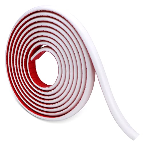 WoStick 3M Flexible Zierleisten Selbstklebend | Weiß Deckenleisten Selbstklebend | 3D-Dekorative Wandleisten für Boden, Aufkantung, Fliesenkante und Eckendekor Cover