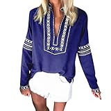 Rundhals Falten T-Shirt Casual Stretch Tunika Top Shirts Für Herbst Frühling Damen Langarmshirts T-Shirt Rundhals Ausschnitt Lose Bluse Hemd Pullover Oversize Sweatshirt Oberteil Tops Damen Langarm Lose Bluse Hemd Shirt Oversize Sweatshirt Oberteil Tops Sweatshirts Sch?ne Rose Stickerei locker Damen Sweatshirts Blumen kurz warm weich Herbst Langarmshirts Sommer Strand T-Shirt Sport M?dchen Bluse Mode Tops Damen T-Shirt Kurzarm Shirt V-Ausschnitt Sexy