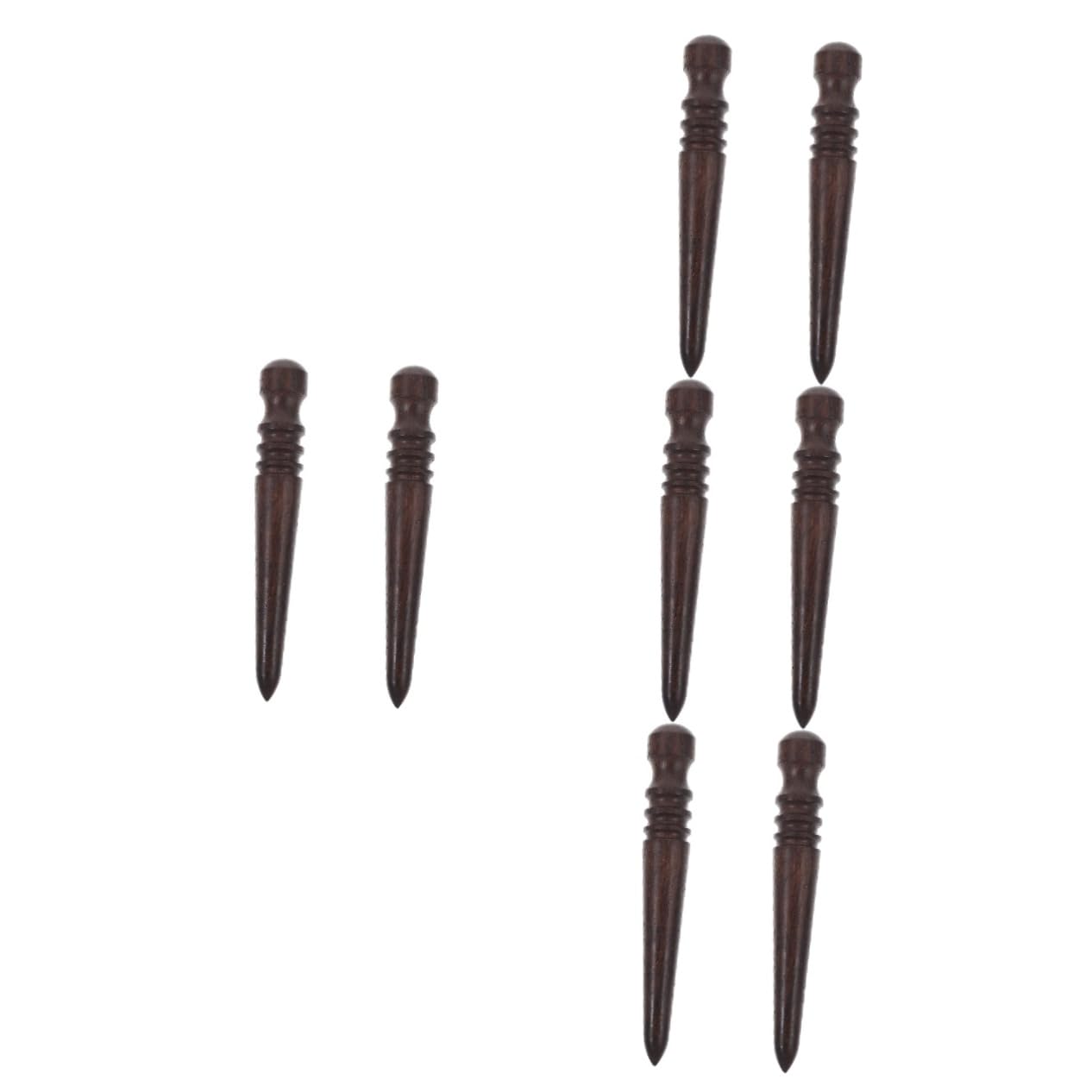 VILLCASE 8pezzi Strumenti Di Lucidatura Per Pelle Bastoncini Per Burnishing Per Fai Da Te e Lavori Artigianali Pelle Facili Da Usare e Resistenti