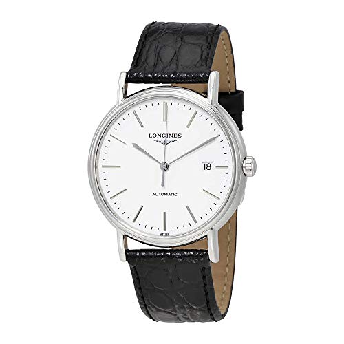Longines Presence Automatikuhr für Herren, weißes Zifferblatt, L49214122, Modern