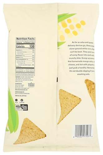 Image of 365 by Whole Foods Market, Organic White Corn Tortilla Chips, 12 Ounce