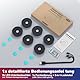 Schrankbeleuchtung USB Aufladbare RGB Katzenaugen LED Spot Akku mit Fernbedienung - 9 Farben, Dimmbar, Magnetisch, Timer, LED Unterbauleuchte Vitrinenbeleuchtung Regal Beleuchtung (6er Pack)