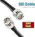 Canare BNC to BNC (SDI) Serial Digital Interface 100 Foot Cable with V-4CFB