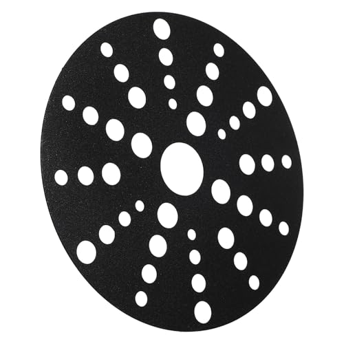 Gadpiparty Hoja de conducción de calor para cacerola de inducción, placa difusora de calor de material sintético negro con diseño creativo para uso en cocina y larga vida útil